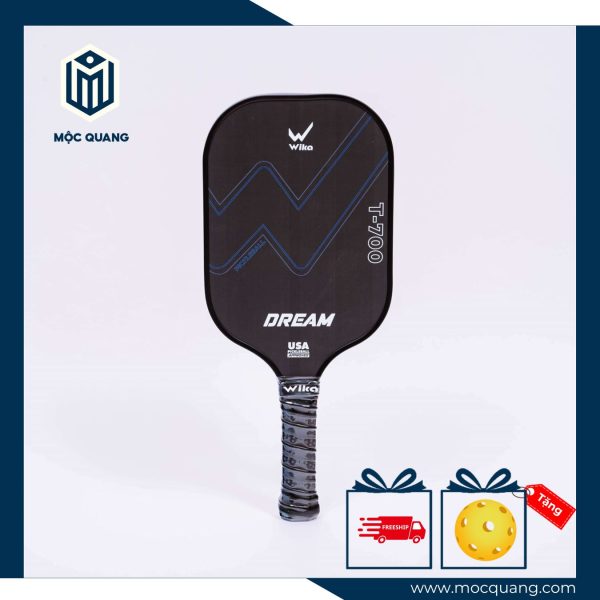 vot-pickleball-wika-dream-den-xanh-duong